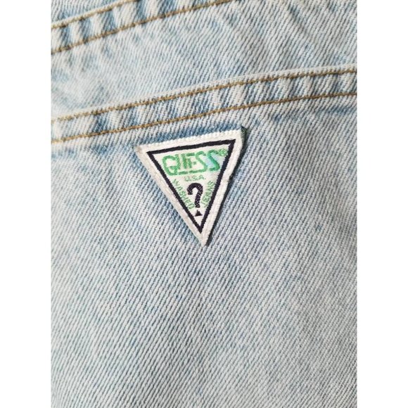 Vintage 80s 90s Guess Jeans, High Waist, Relaxed Fit, Tapered Unisex 30 x 31 - Picture 3 of 10